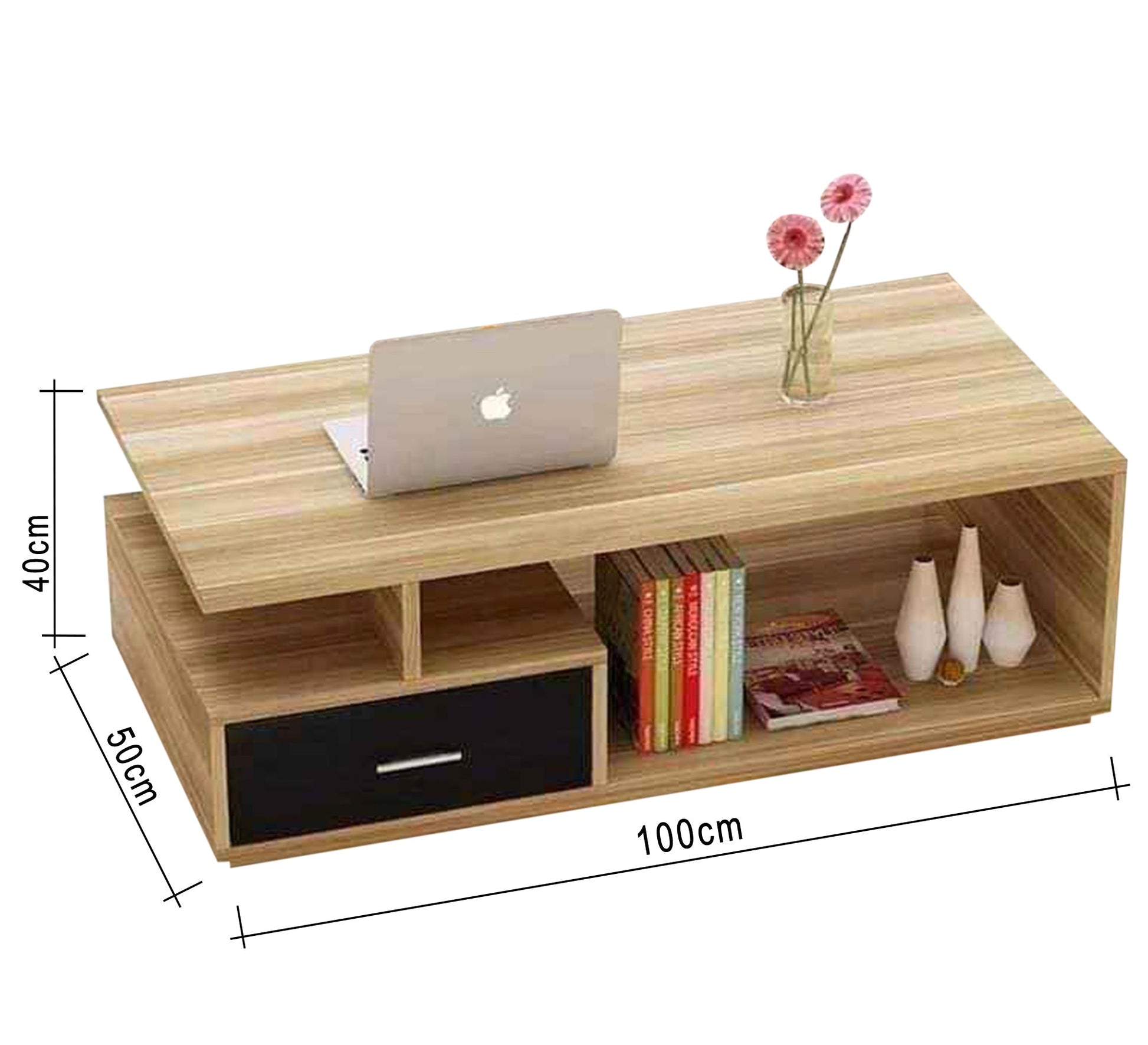 Wooden beige table - Vitrine Furniture - Furniture