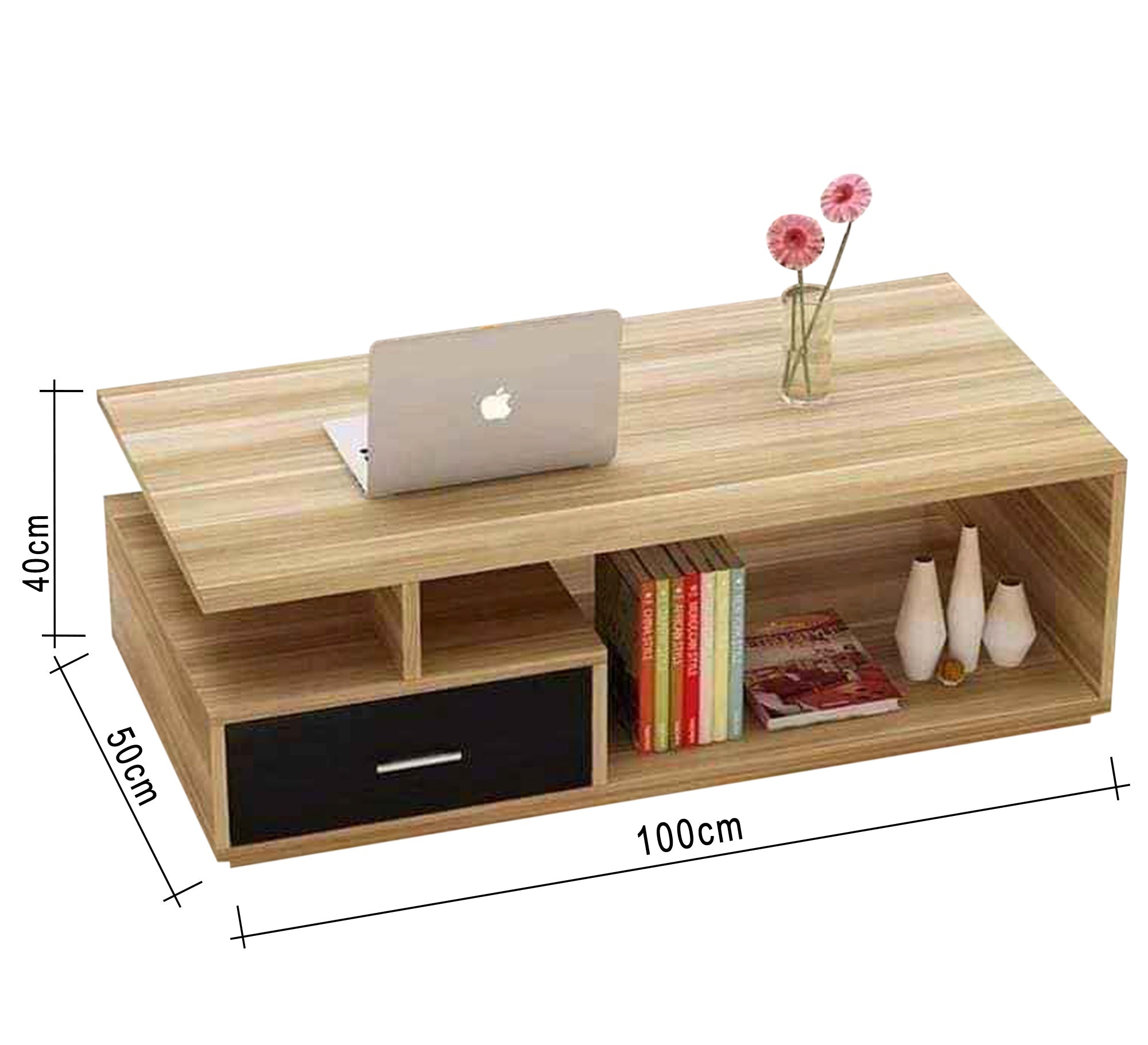 Wooden beige table - Vitrine Furniture - Furniture