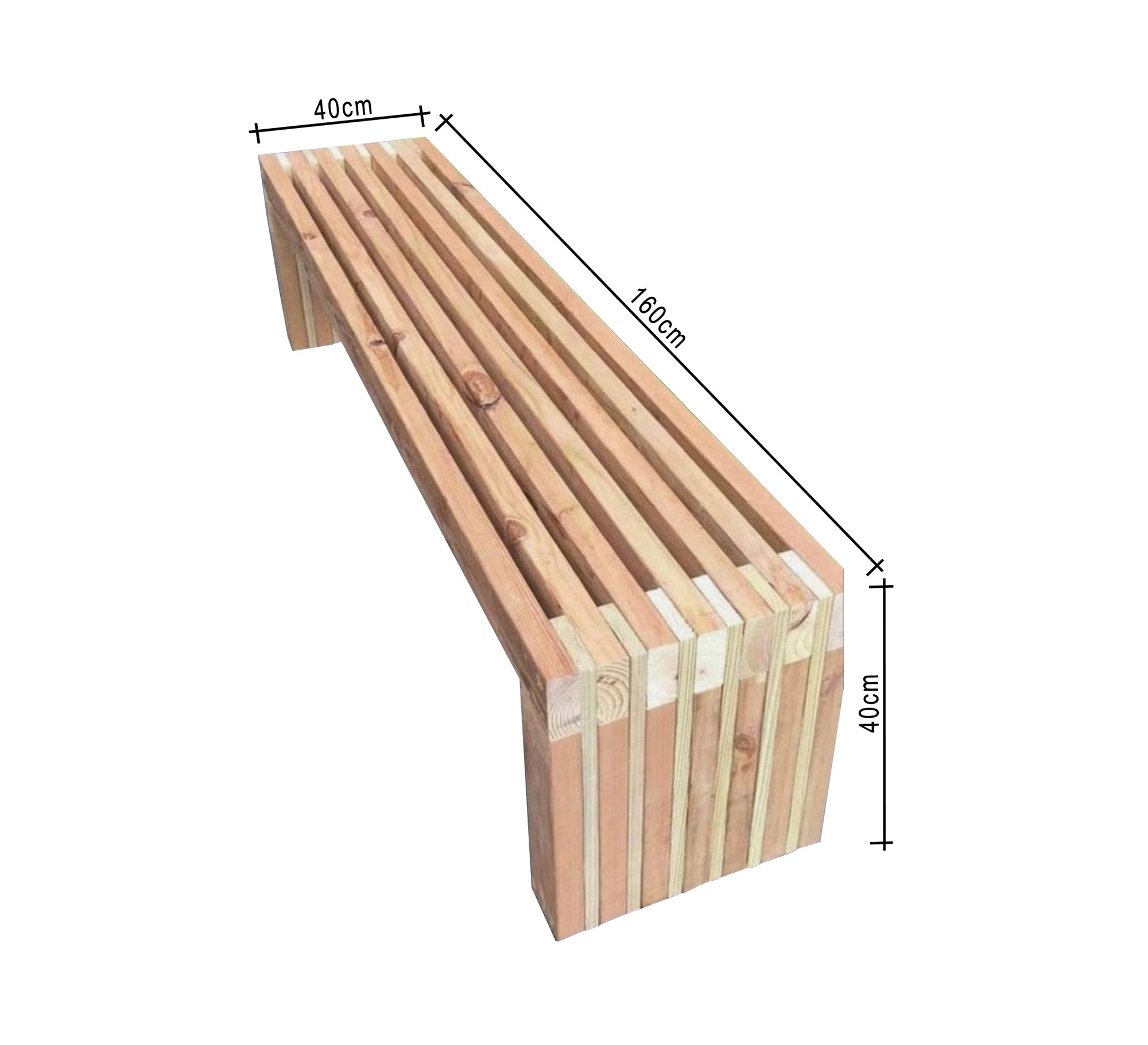 Wooden bench - Vitrine Furniture - Outdoor Products