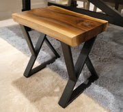 Wooden bench with metal legs - Vitrine Furniture - Furniture