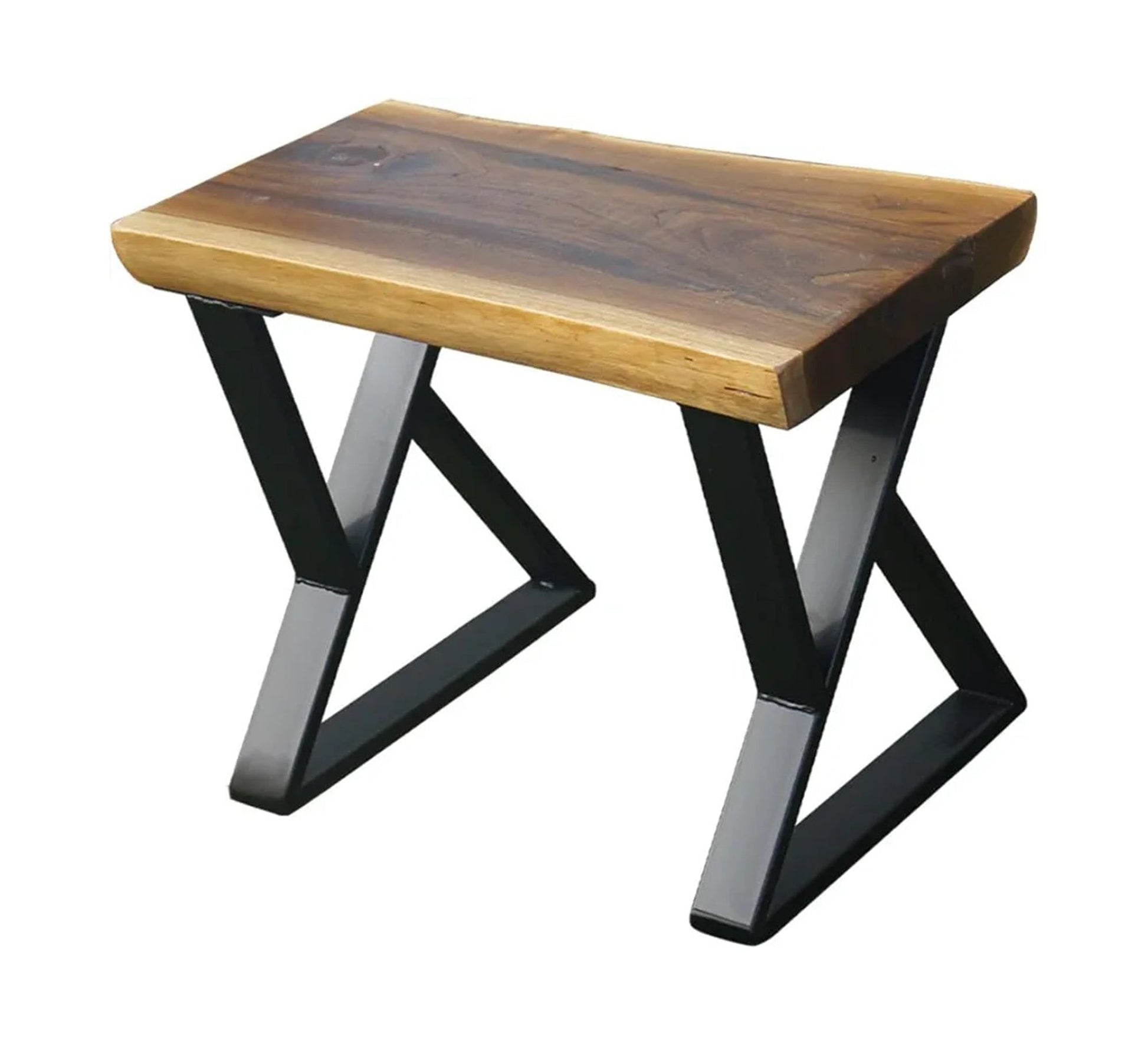 Wooden bench with metal legs - Vitrine Furniture - Furniture