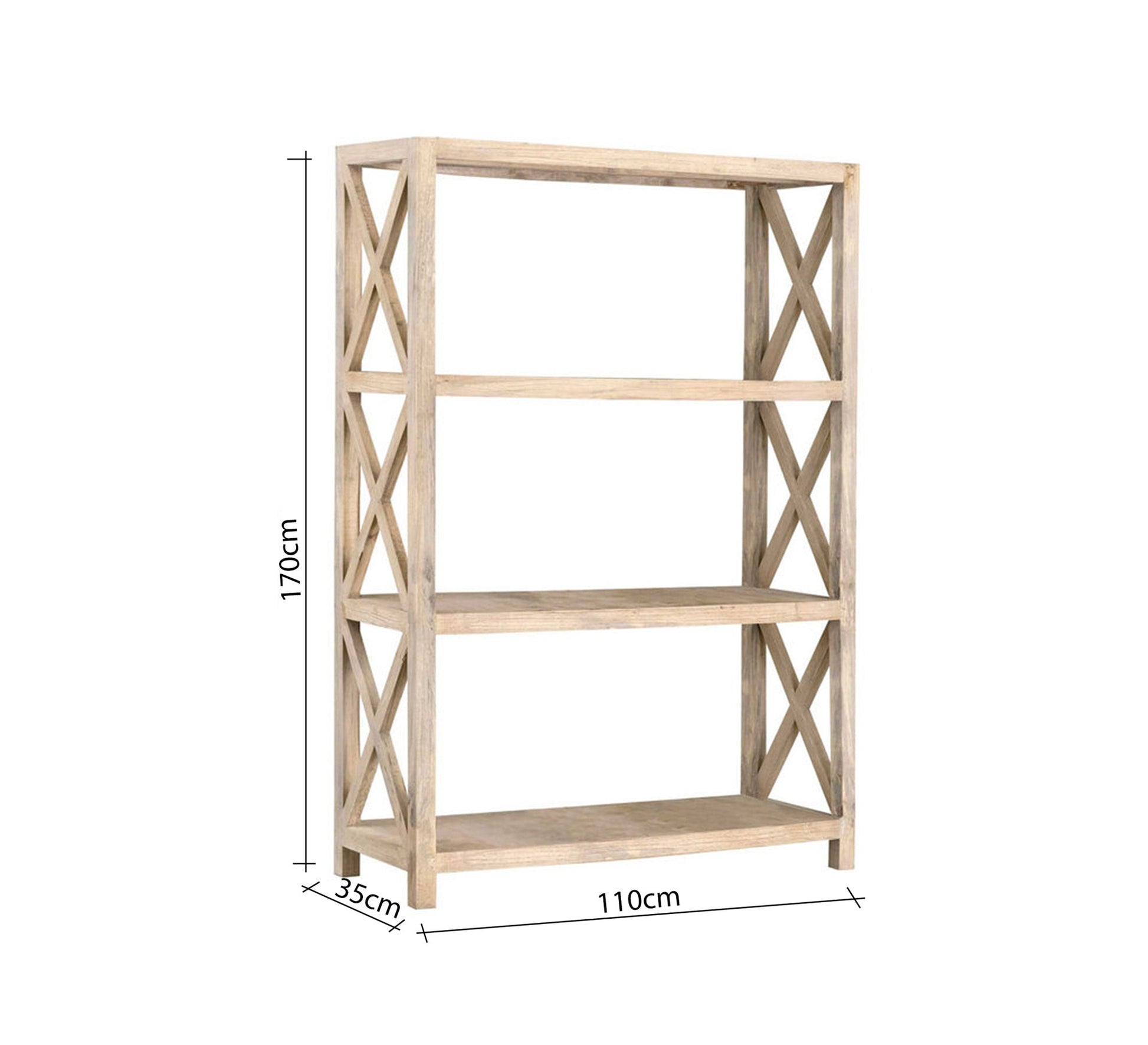 Wooden bookcase with a modern twist - Vitrine Furniture - Furniture