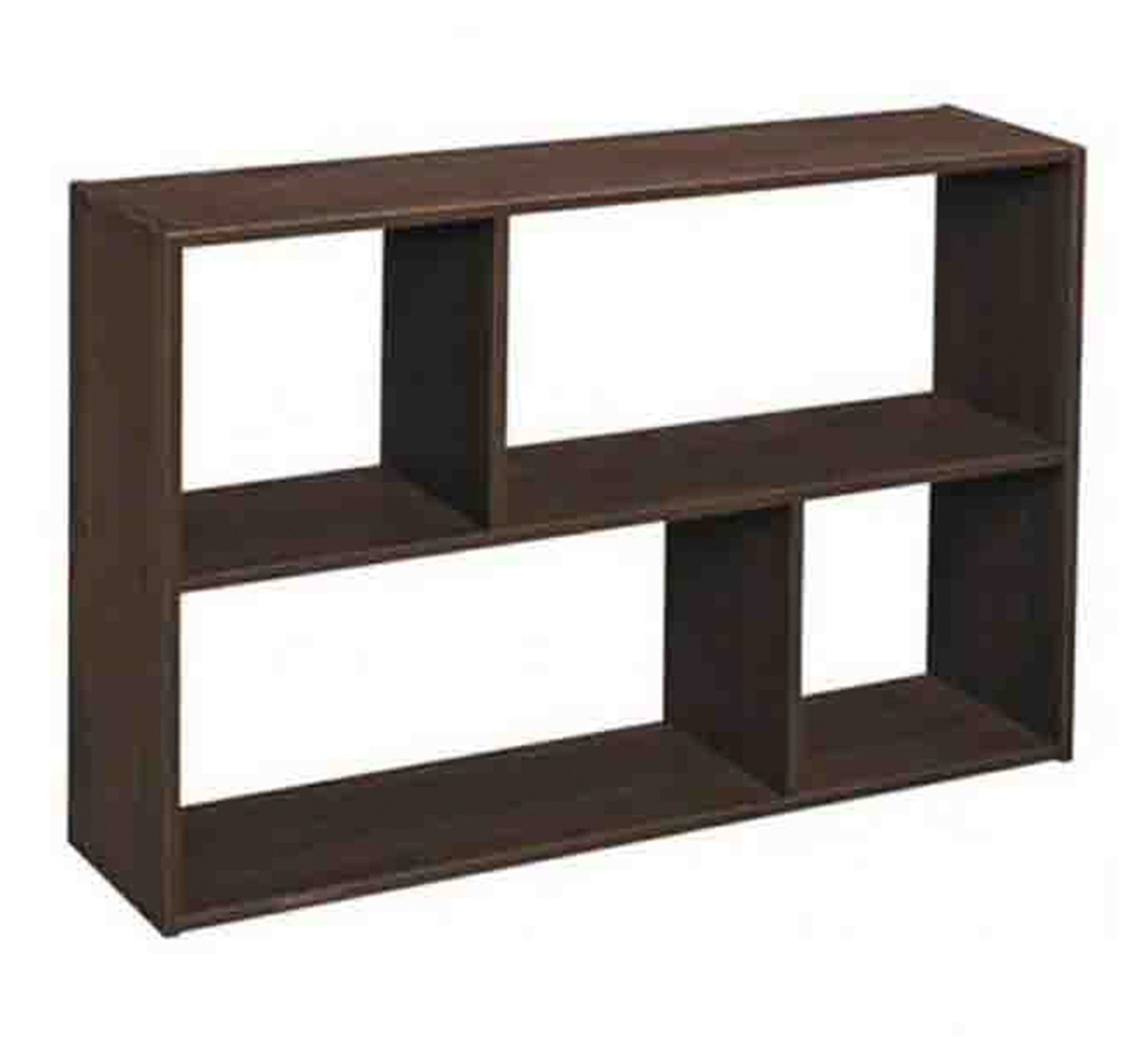 Wooden brown shelving unit - Vitrine Furniture - Décor
