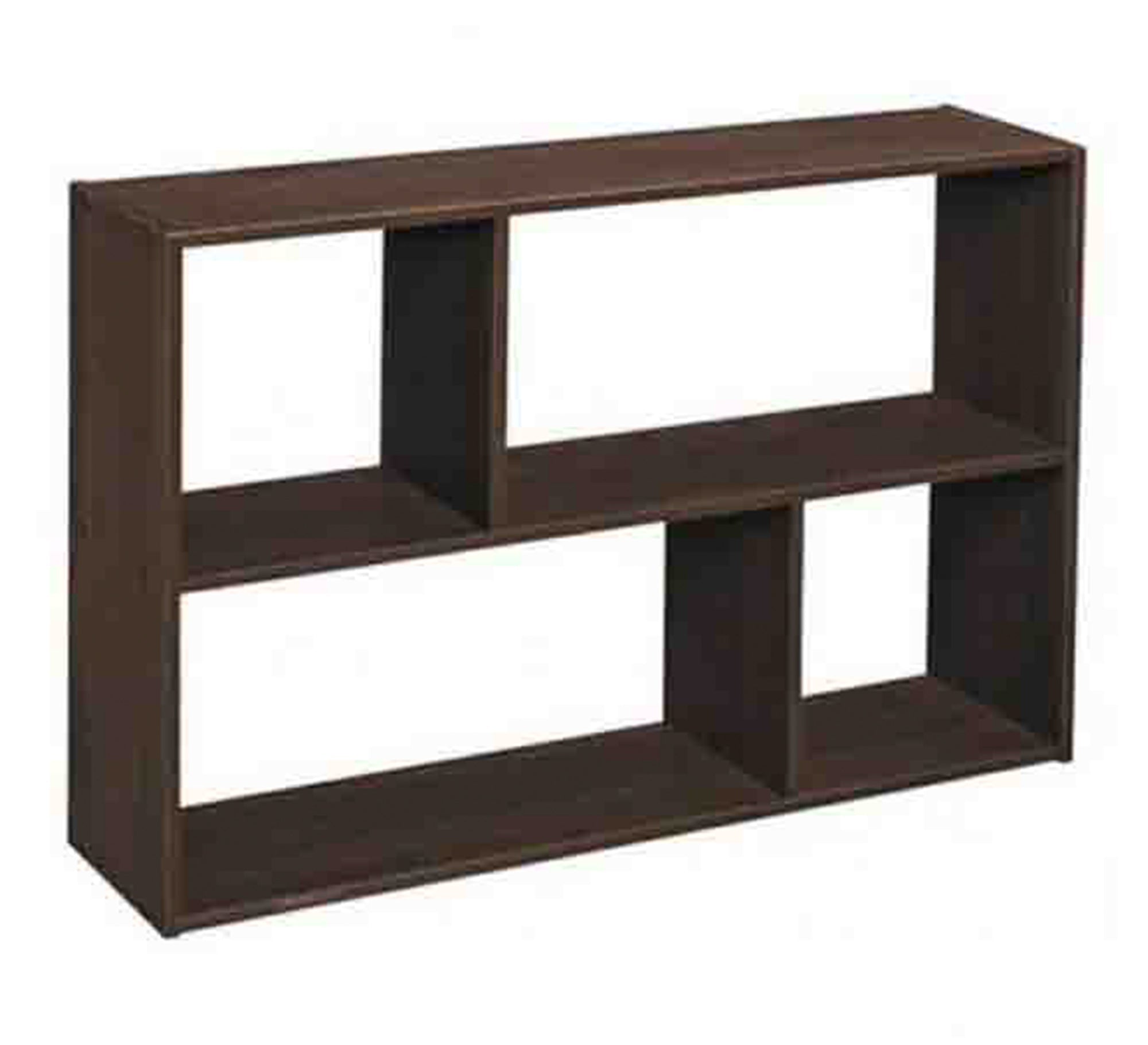 Wooden brown shelving unit - Vitrine Furniture - Décor