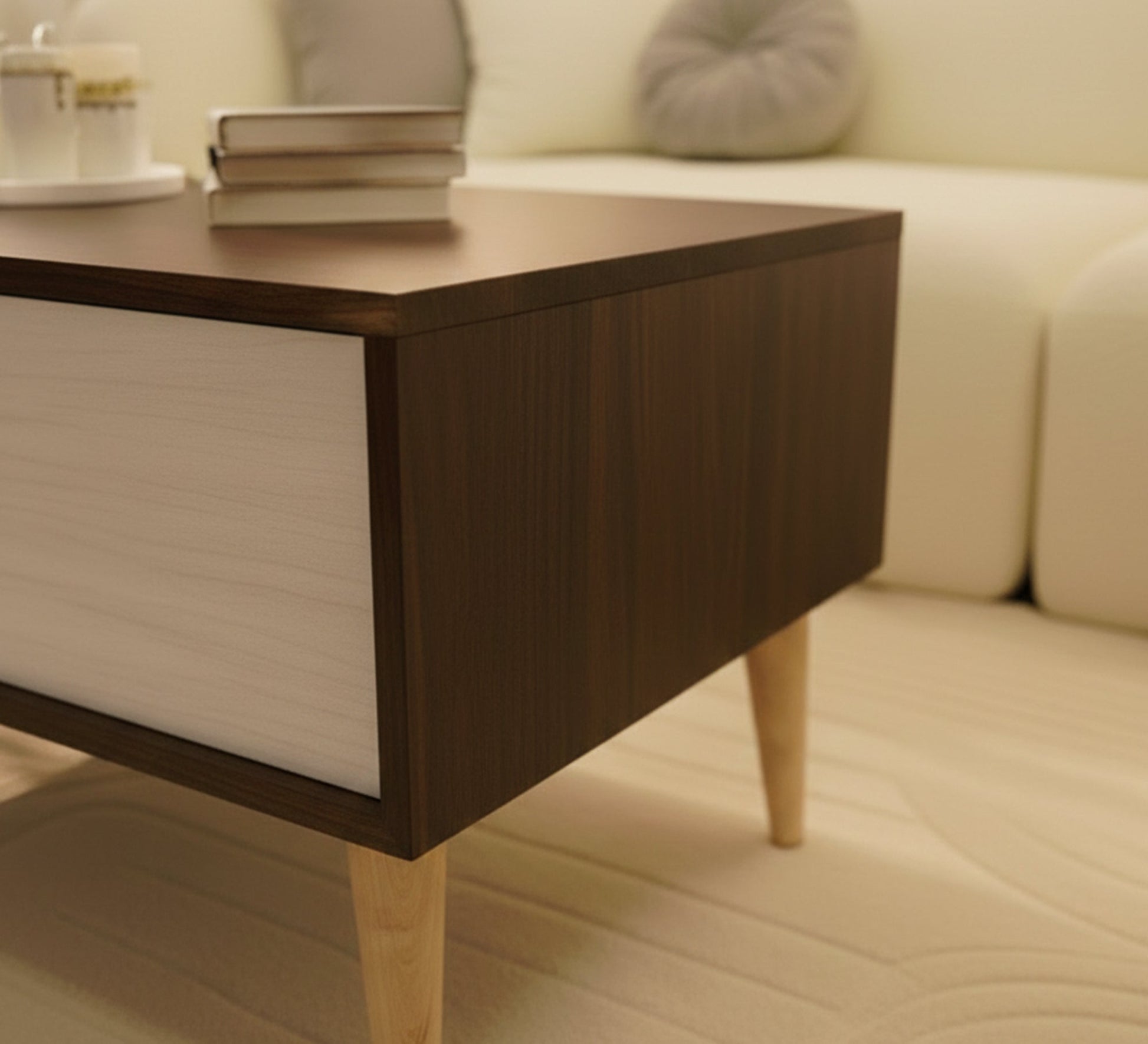 Wooden coffee table with a modern design - Vitrine Furniture - Coffee Tables