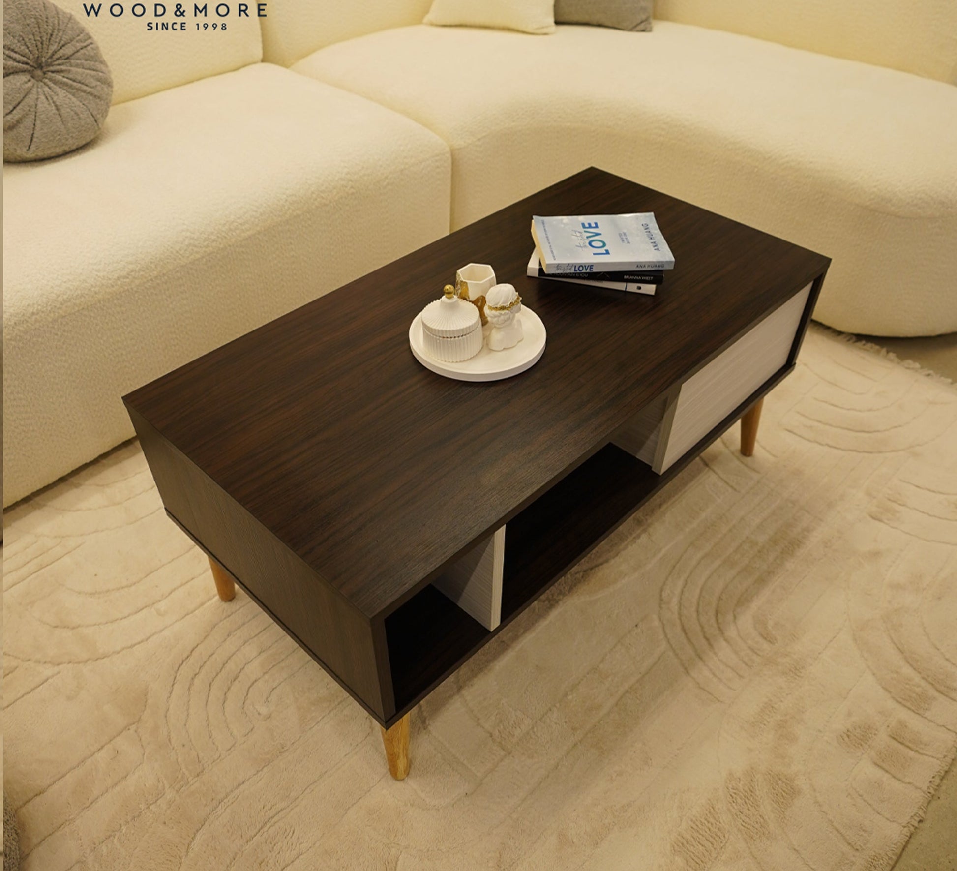 Wooden coffee table with a modern design - Vitrine Furniture - Coffee Tables