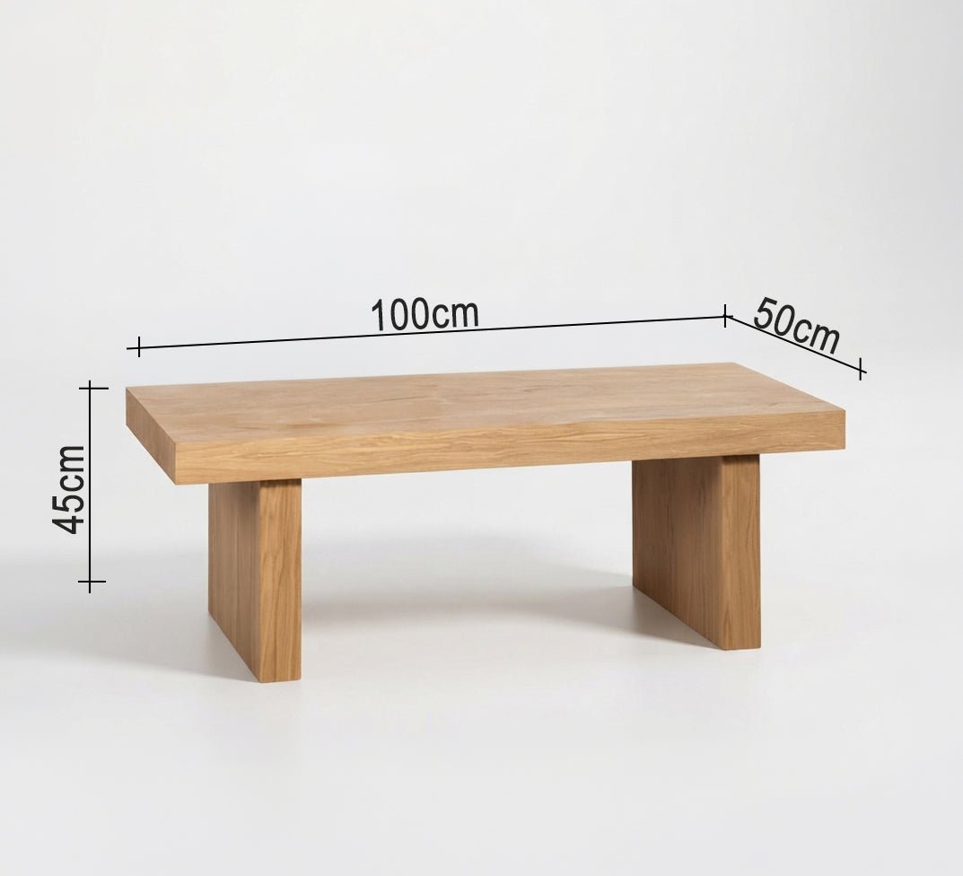 Wooden coffee table with a stylish, modern design - Vitrine Furniture - Coffee Tables