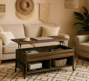 Wooden coffee table with lifting and storage mechanism - Vitrine Furniture - Coffee Tables