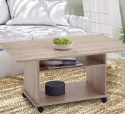 Wooden coffee table with wheels - Vitrine Furniture - Furniture