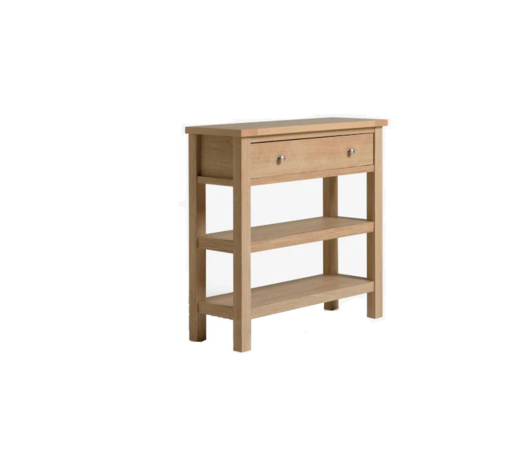 Wooden console table with drawers and two shelves - Vitrine Furniture - Furniture