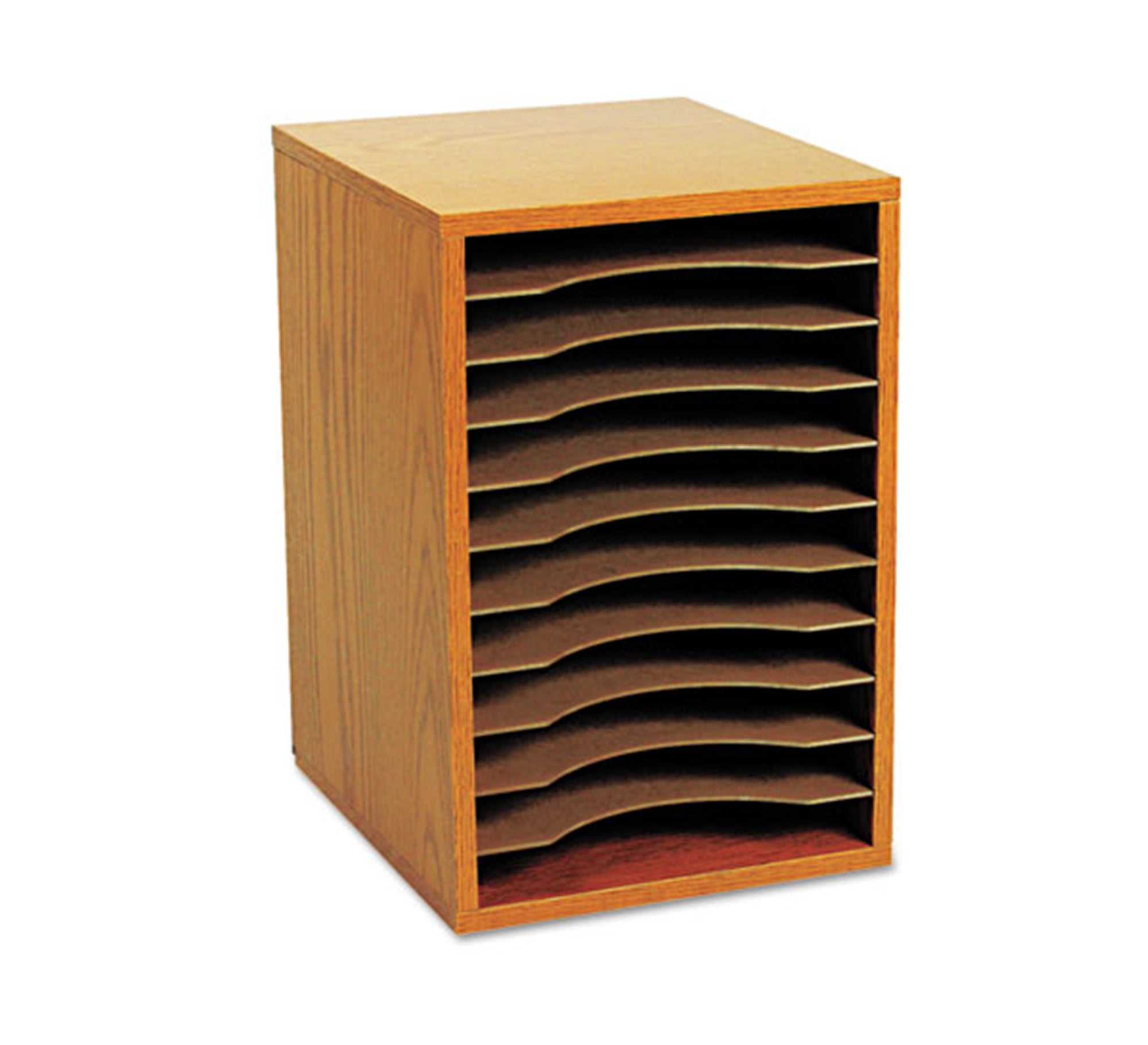 Wooden desk organizer for books and folders - Vitrine Furniture - Furniture