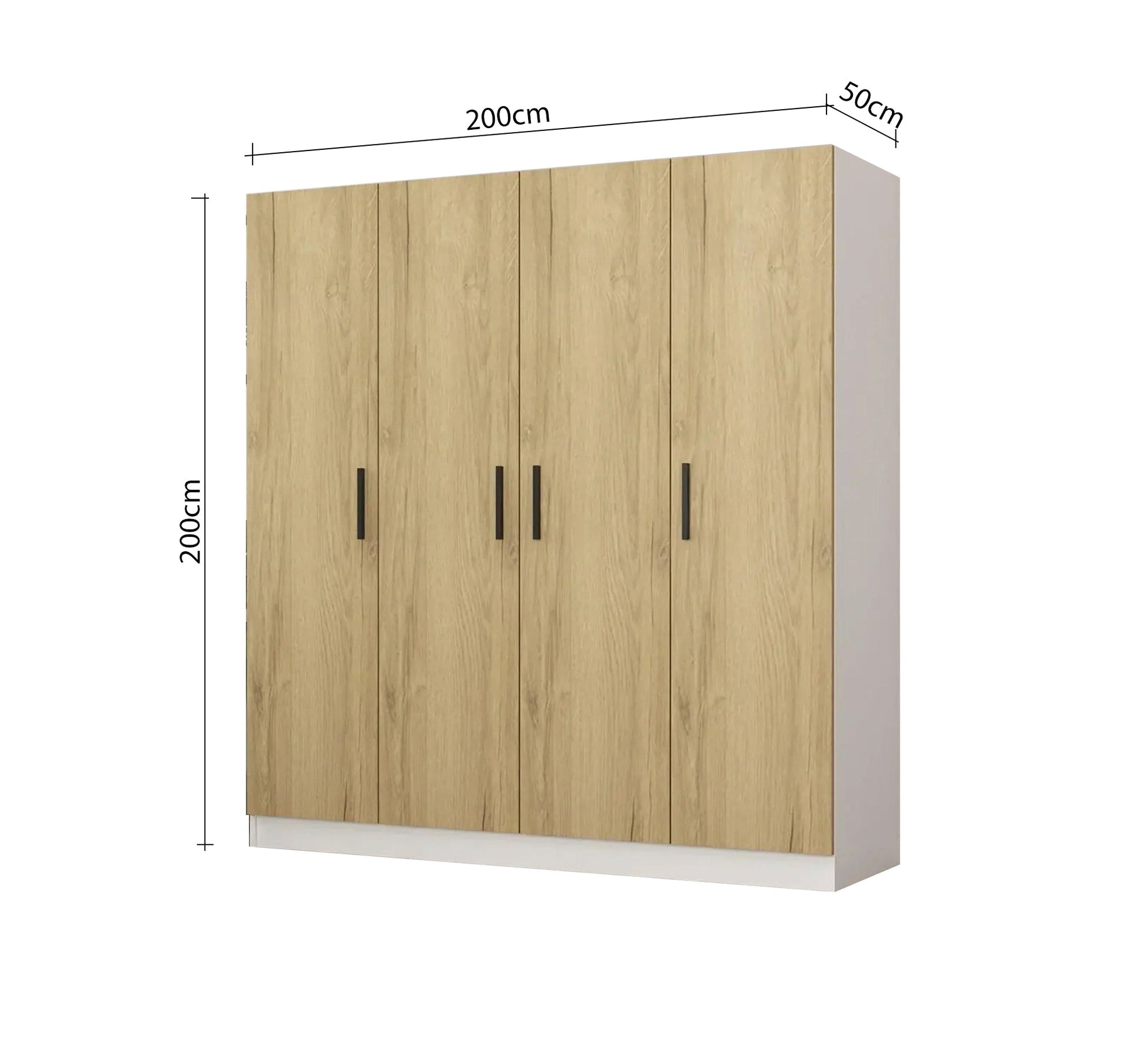 Wooden door wardrobe, simple and elegant design - Vitrine Furniture - Furniture