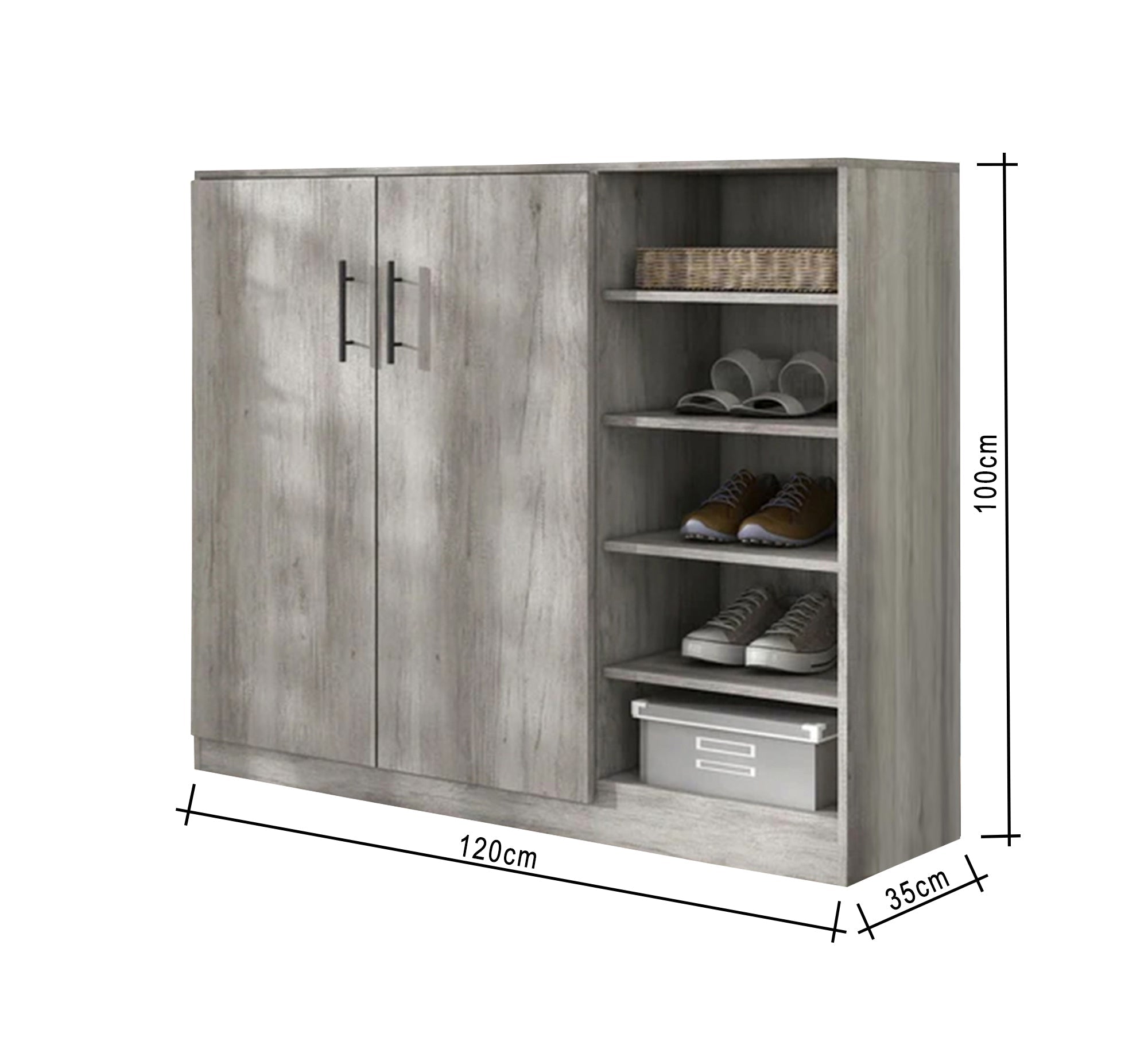Wooden gray boot - Vitrine Furniture - Furniture