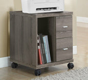 Wooden Mobile Printer Stand - Vitrine Furniture - Décor