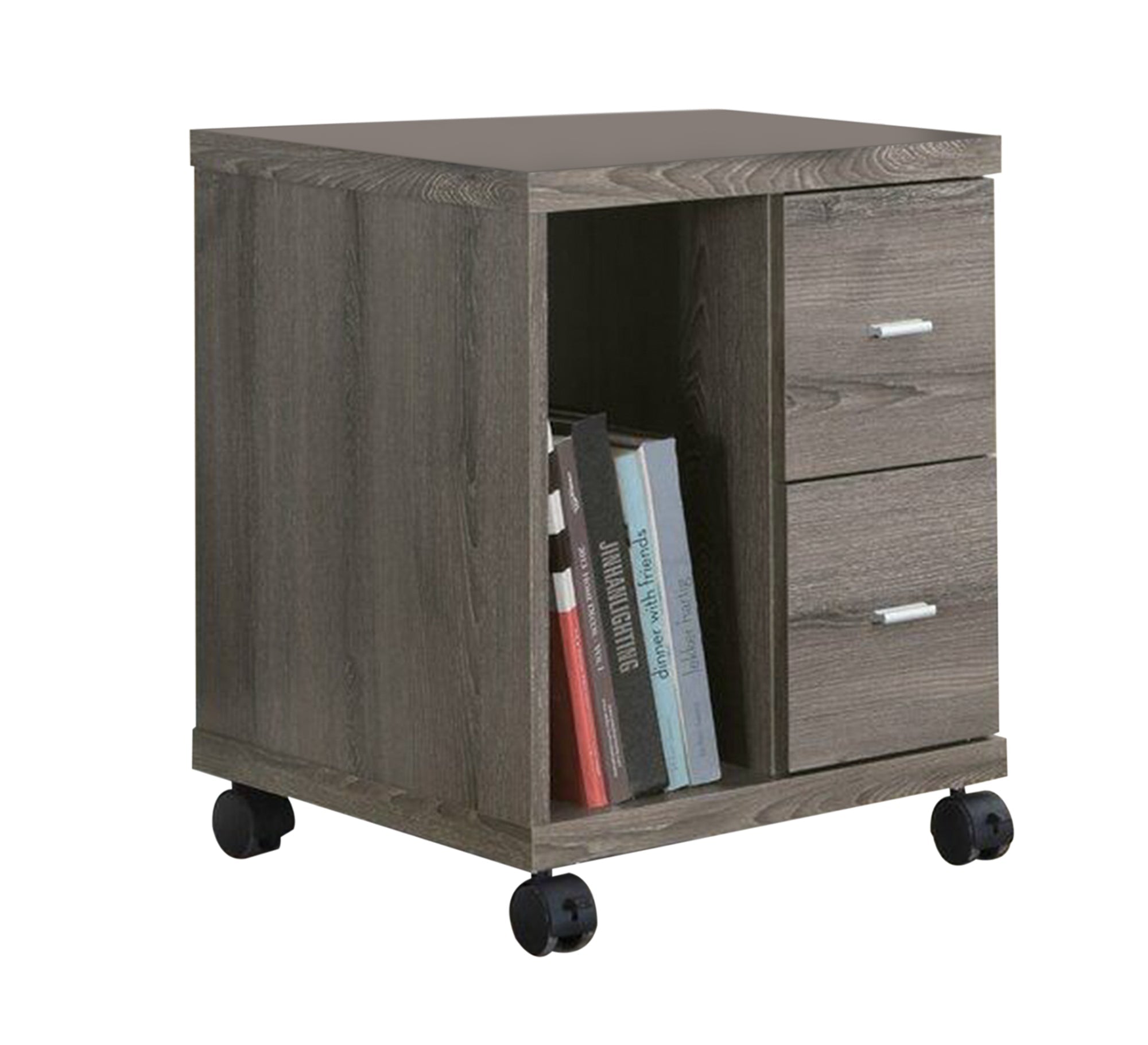 Wooden Mobile Printer Stand - Vitrine Furniture - Décor