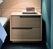 Wooden nightstand with two drawers - Vitrine Furniture - Furniture