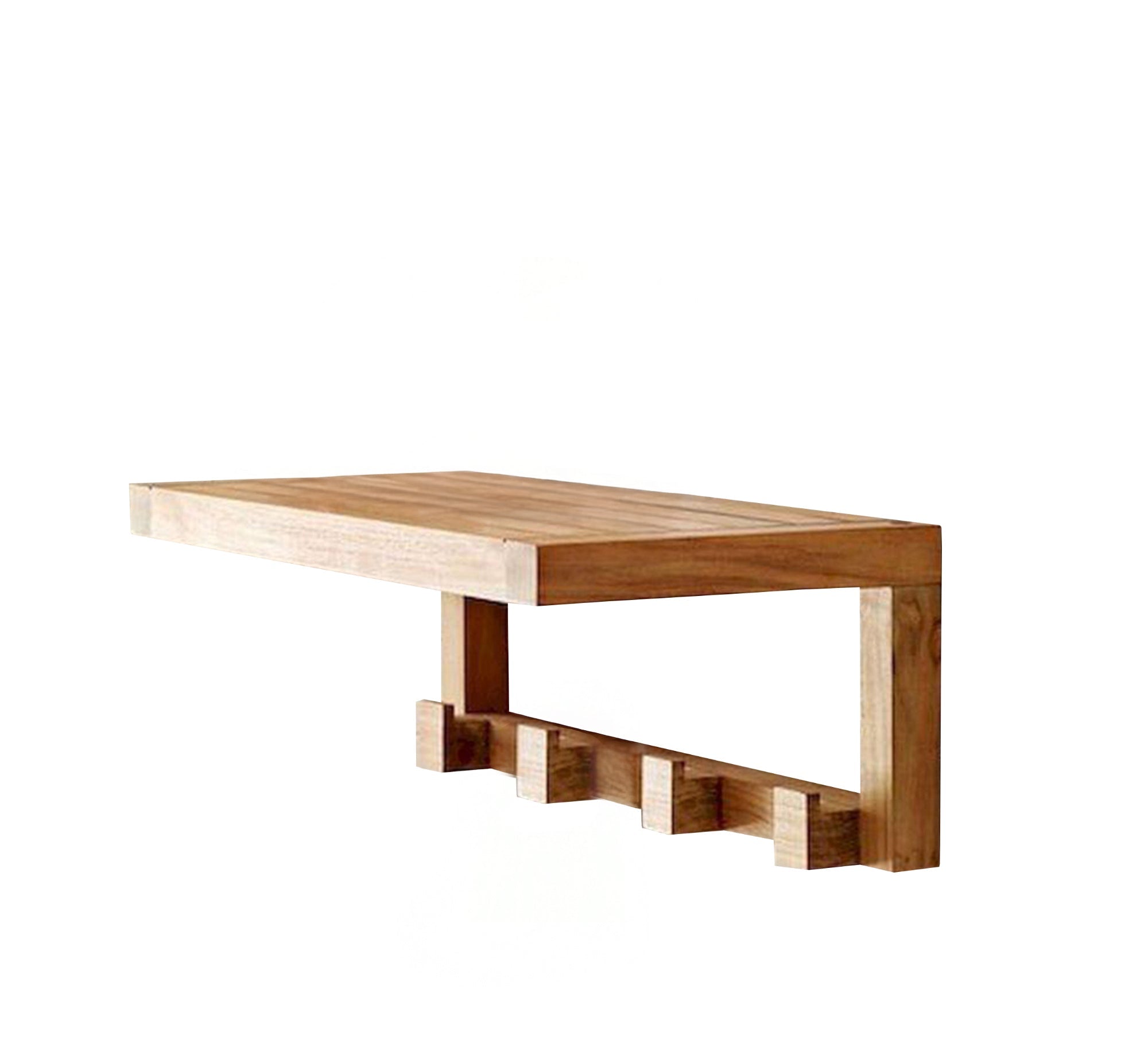 Wooden Shelf and Towel Hook - Vitrine Furniture - Furniture