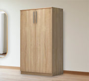 Wooden shoerack with two leaves - Vitrine Furniture - Furniture