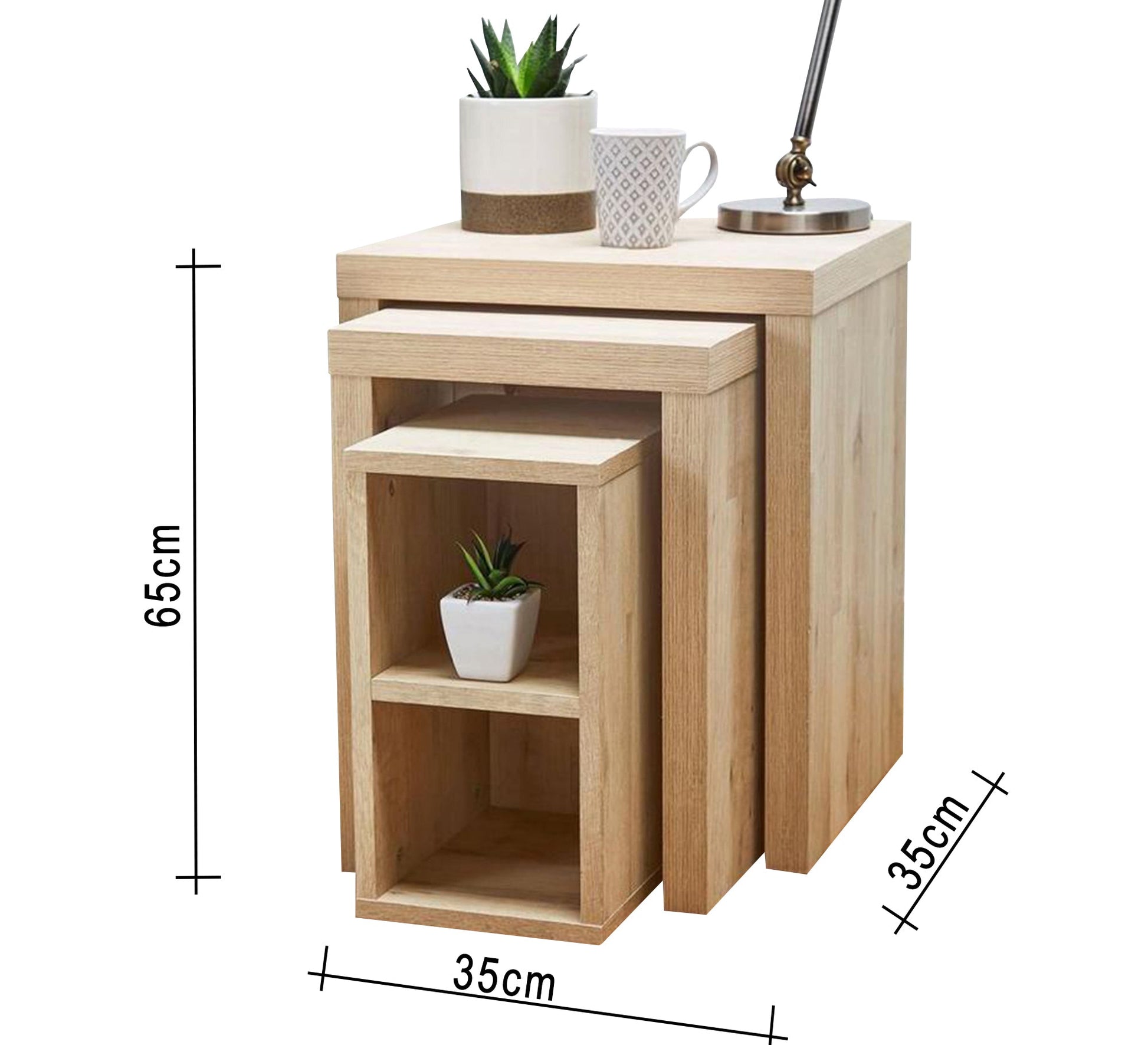 Wooden side table set - Vitrine Furniture - Furniture