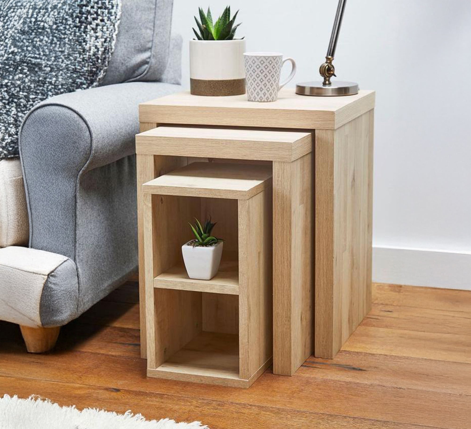 Wooden side table set - Vitrine Furniture - Furniture