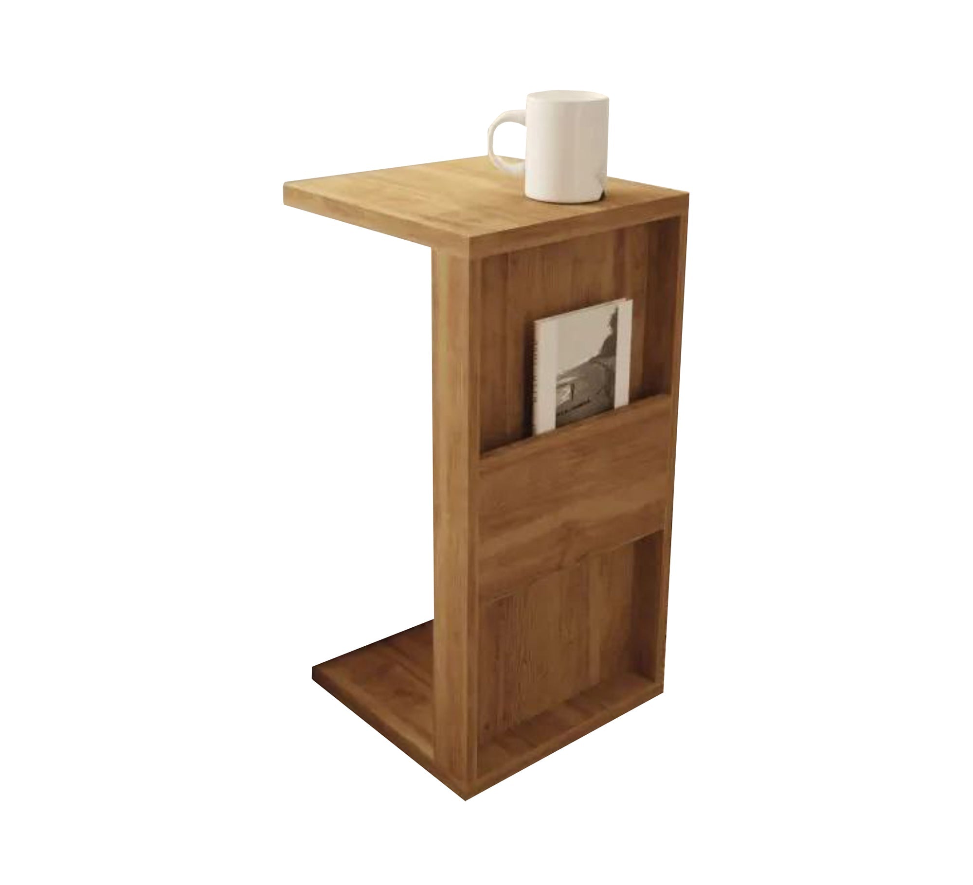 Wooden side table with flexible design - Vitrine Furniture - Furniture