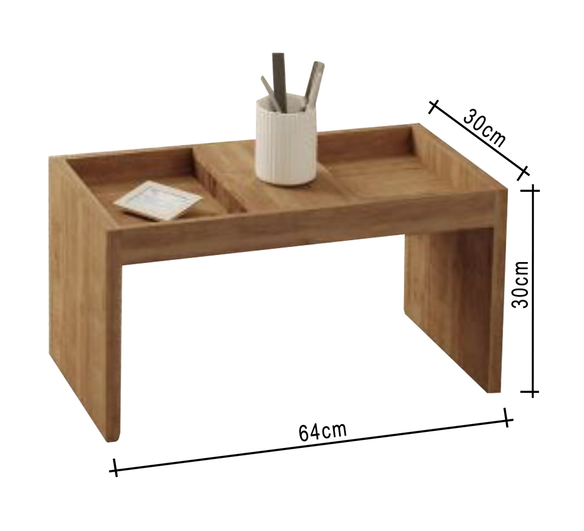 Wooden side table with flexible design - Vitrine Furniture - Furniture