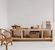 Wooden Toy Storage Unit Open Shelves - Vitrine Furniture - Furniture
