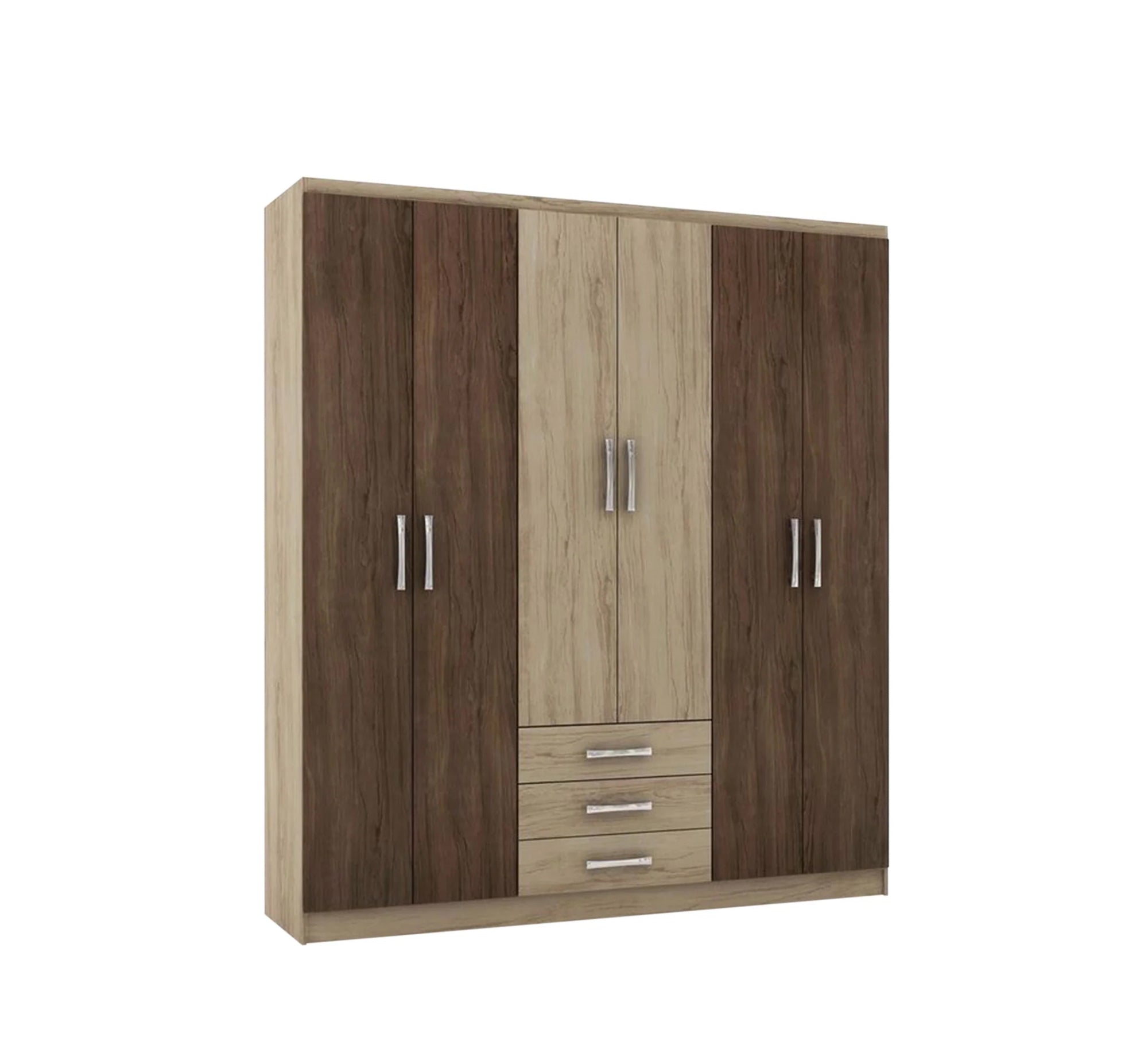 Wooden wardrobe in attractive natural colors - Vitrine Furniture - Furniture