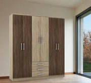 Wooden wardrobe in attractive natural colors - Vitrine Furniture - Furniture