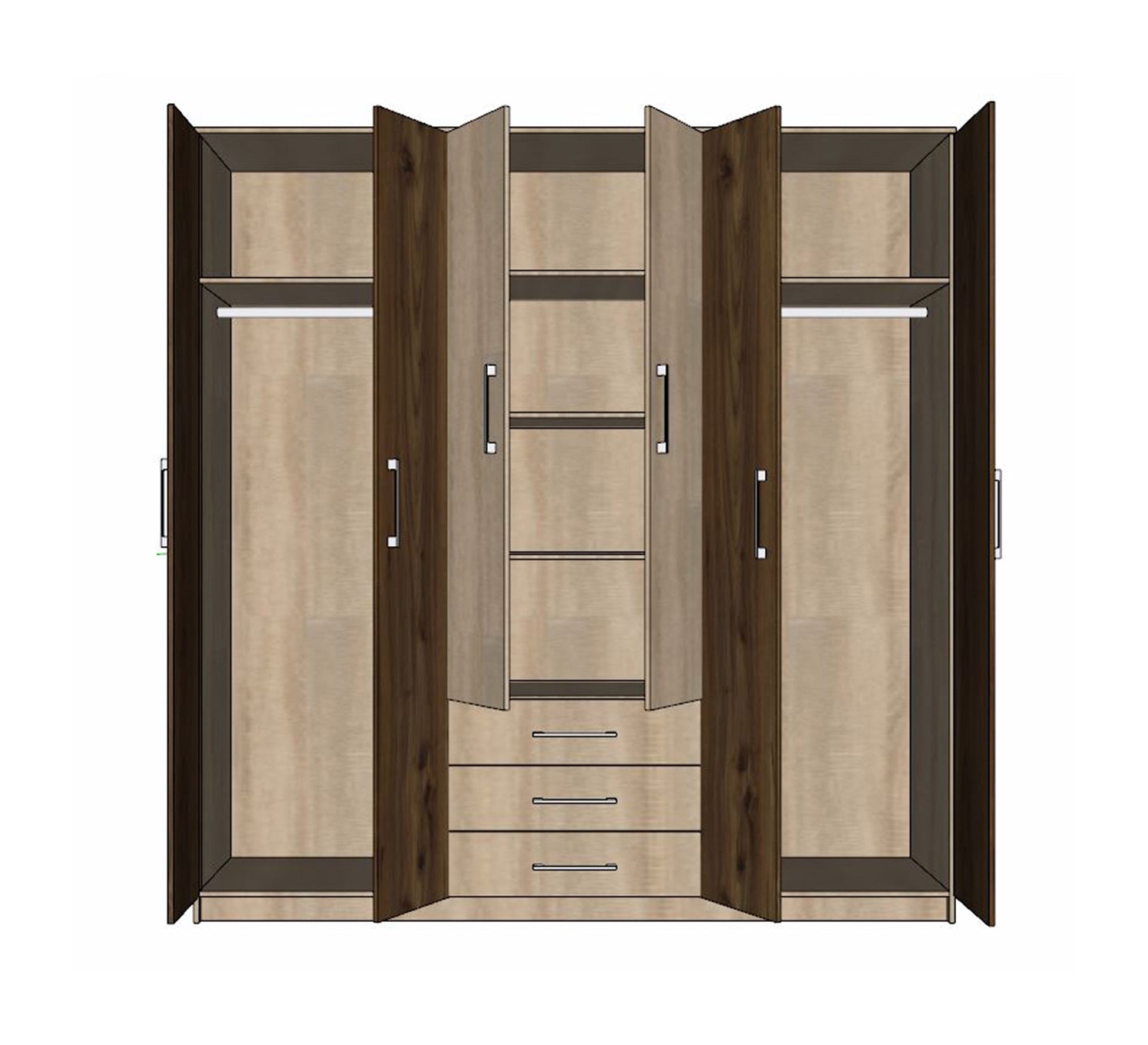 Wooden wardrobe - Vitrine Furniture - Wardrobes