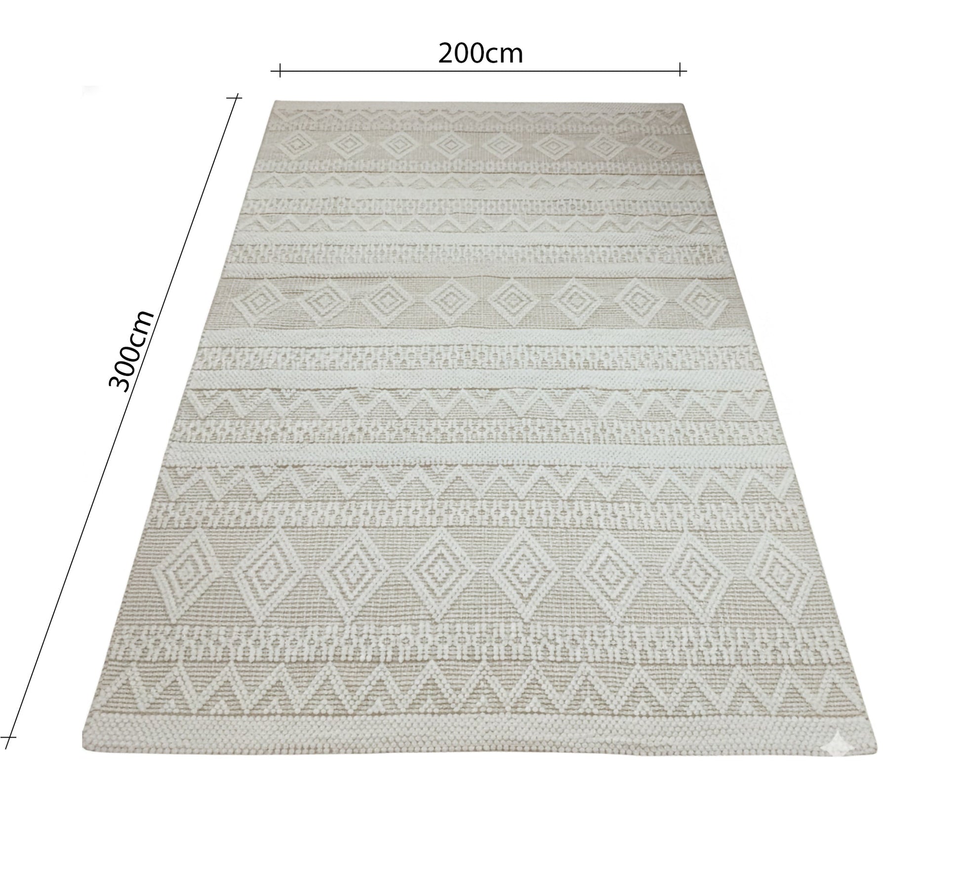 Woven rug with horizontal stripes - Vitrine Furniture - Accessories