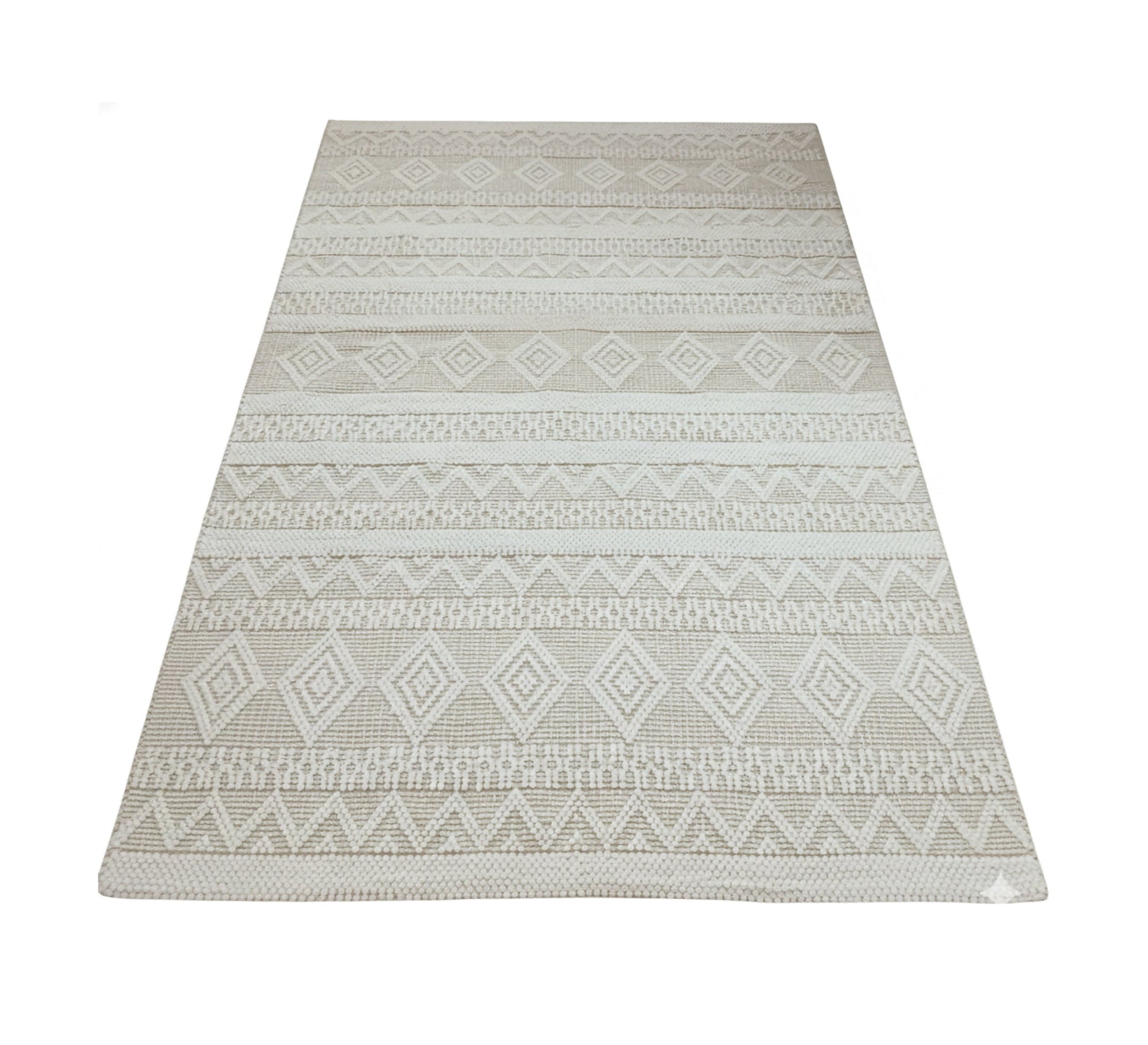 Woven rug with horizontal stripes - Vitrine Furniture - Accessories