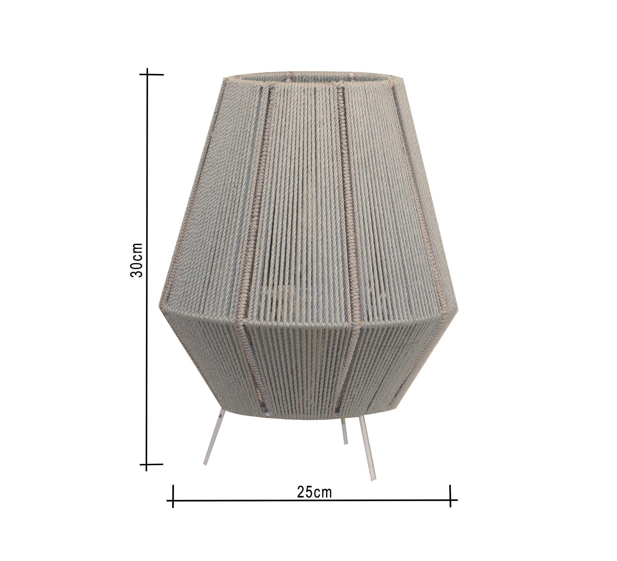 Woven string table lamp - Vitrine Furniture - Lighting