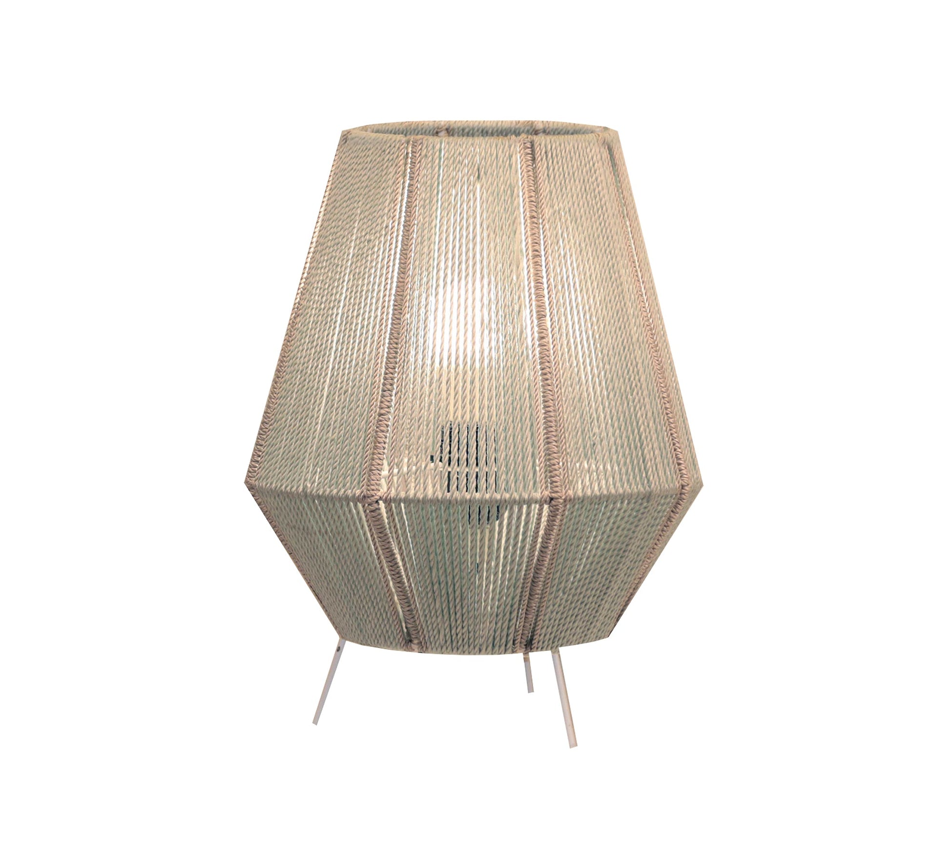 Woven string table lamp - Vitrine Furniture - Lighting