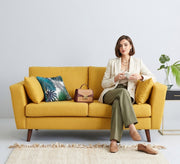 Yellow Couple Sofa: Cozy, Stylish, Vibrant Comfort - Vitrine Furniture - Sofas