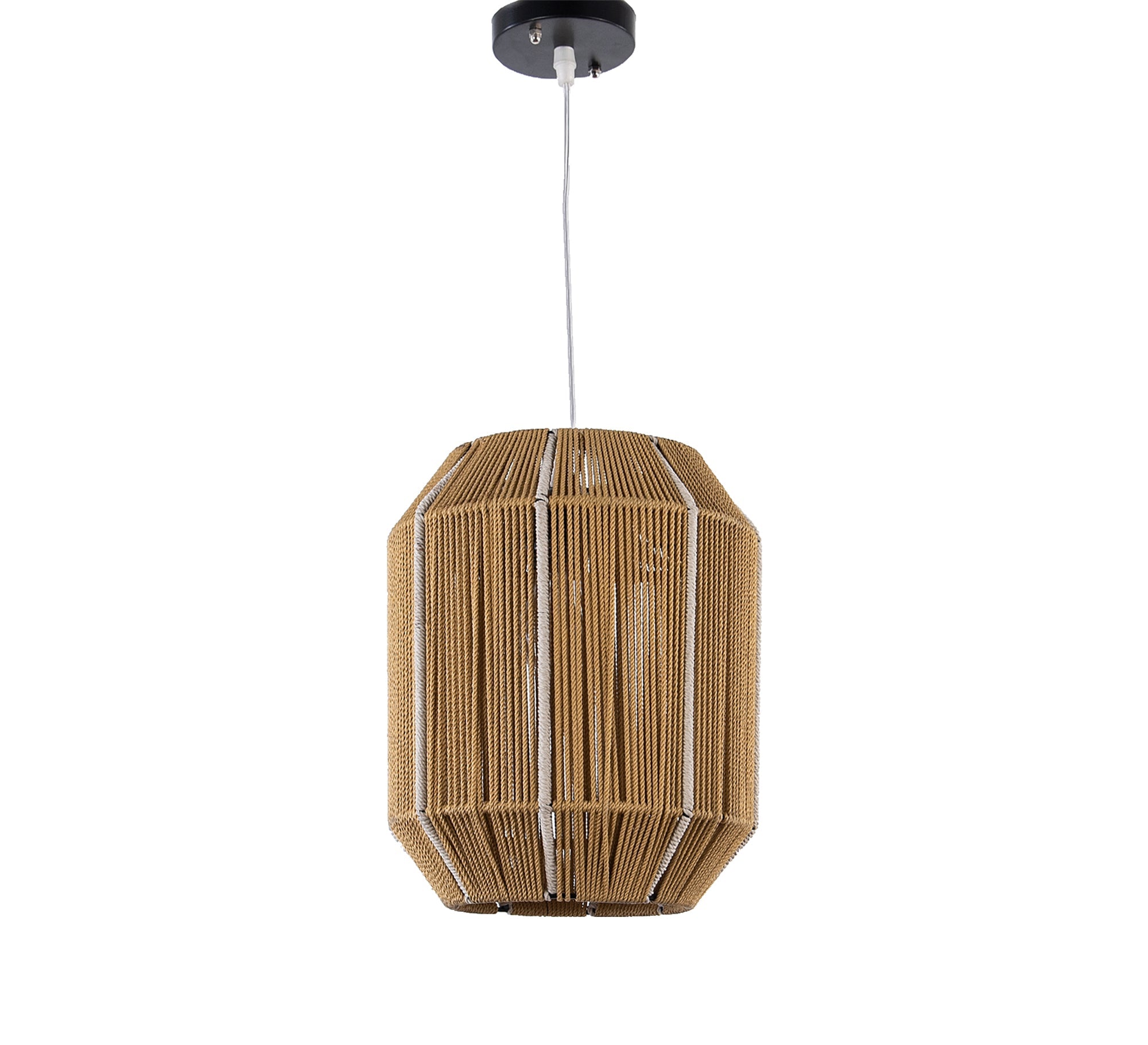 Yellow macrame pendant light - Vitrine Furniture - Lighting