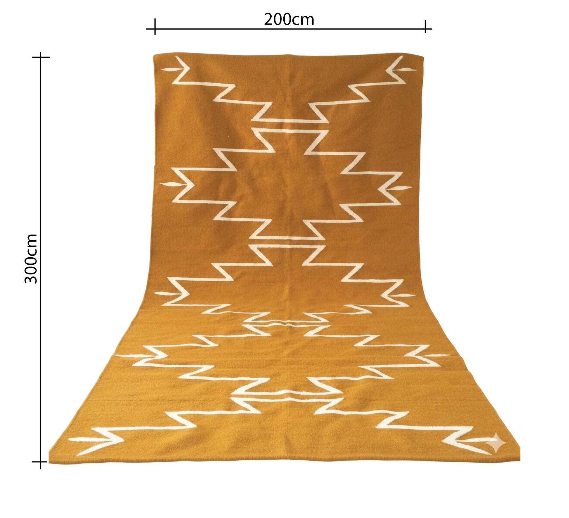 Yellow zigzag rug - Vitrine Furniture - Accessories