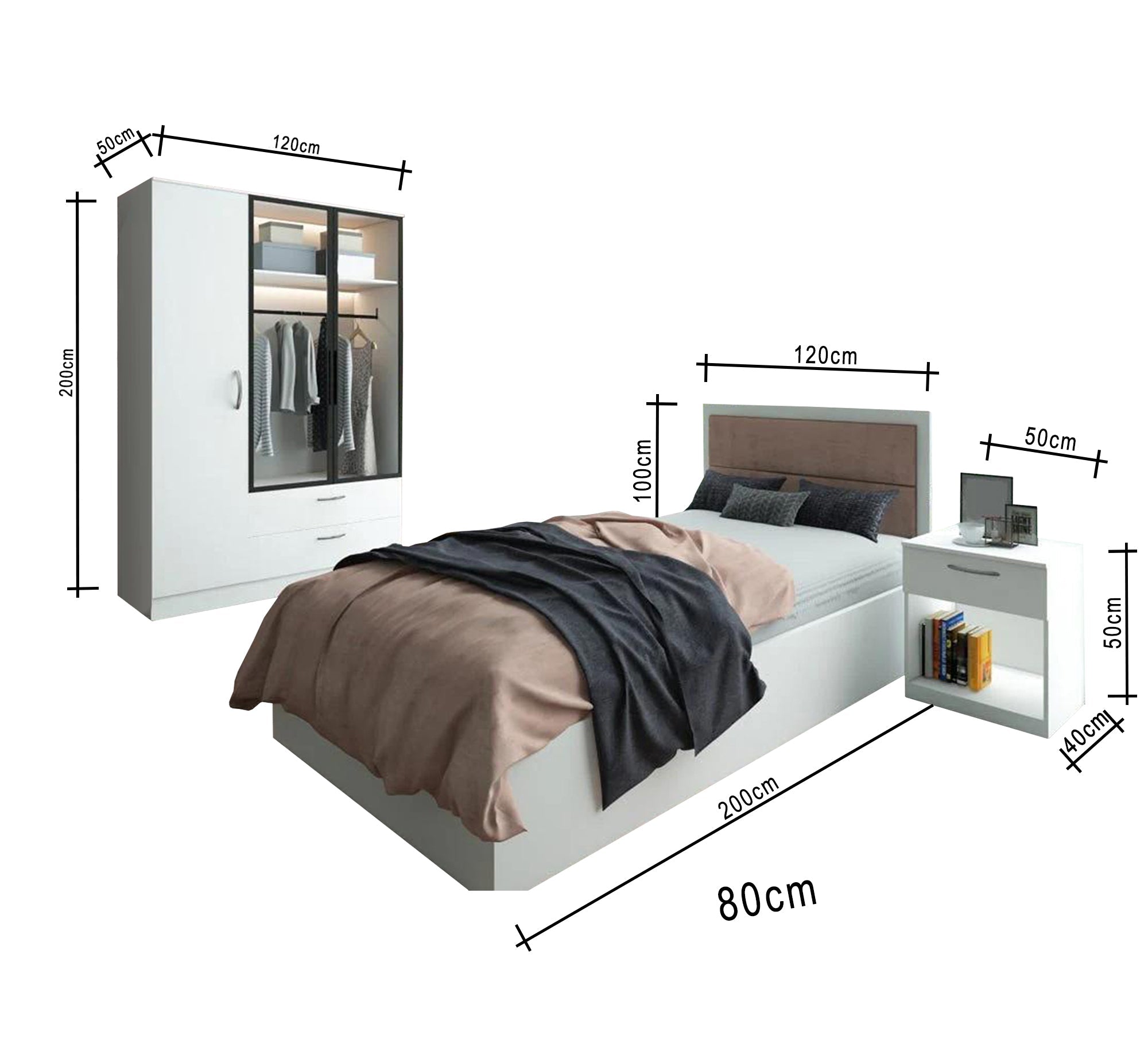Youth bedroom with large closet - Vitrine Furniture - Furniture