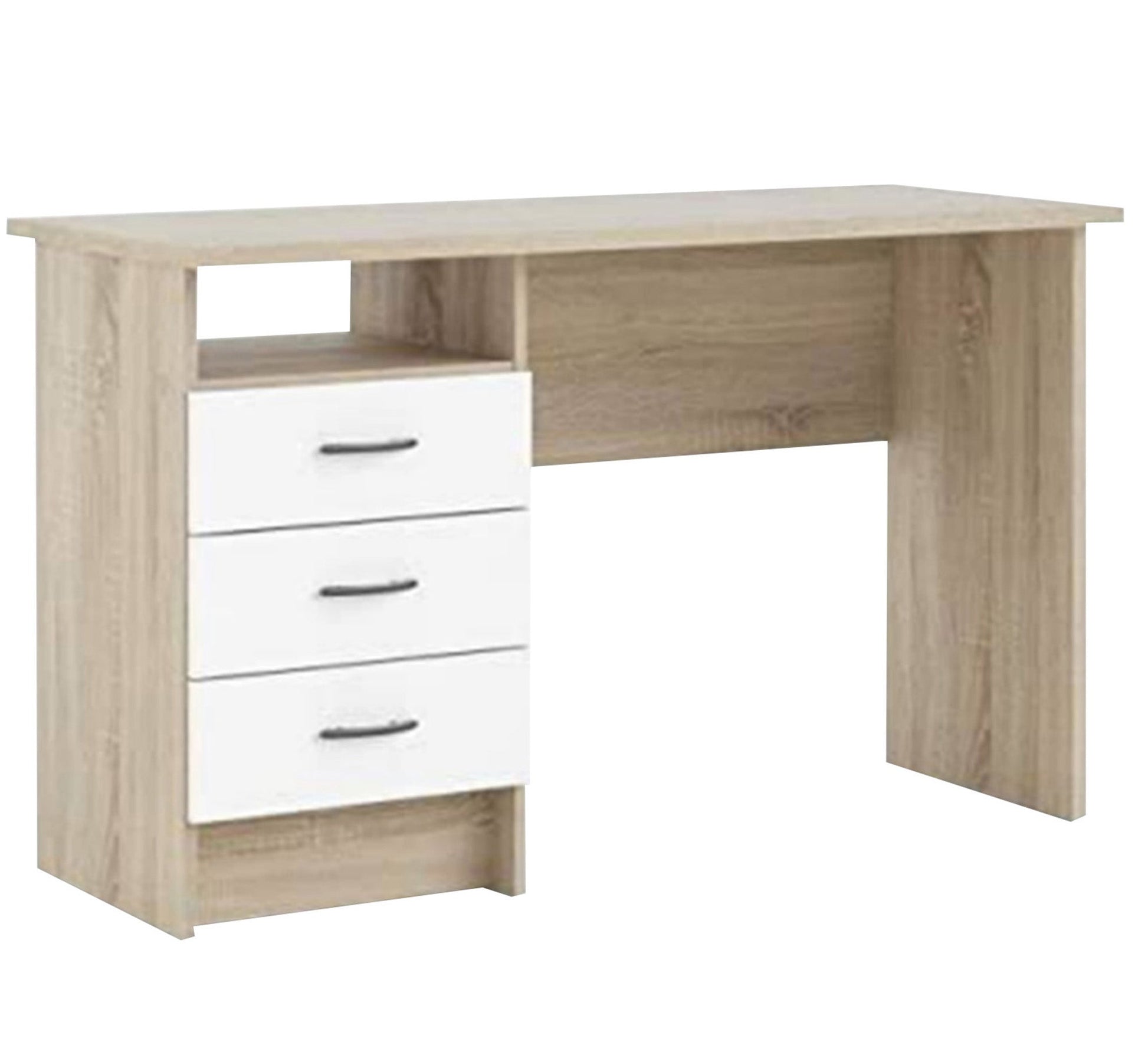 Youth Desk: Stylish Beige Wood, Modern & Durable - Vitrine Furniture - Kids Rooms