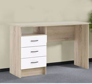 Youth Desk: Stylish Beige Wood, Modern & Durable - Vitrine Furniture - Kids Rooms